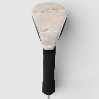 Neutral Golden Background Golf Head Cover