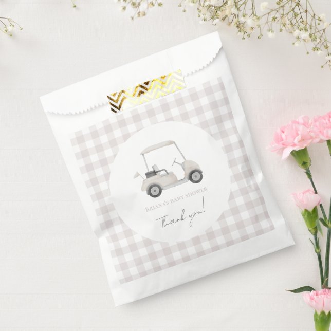 neutral golf baby shower party    favour bag (Sealed)
