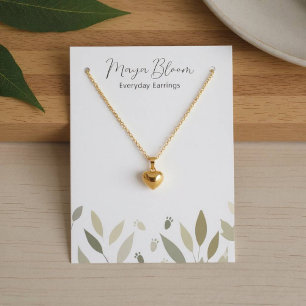 Neutral Green Foliage Footsteps Art