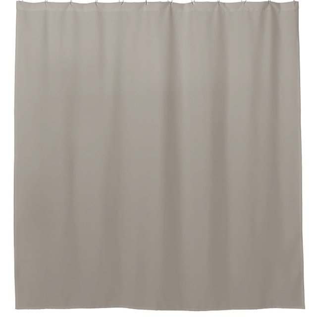 Neutral Greyed Taupe Solid Colour Pairs HGSW2475 Shower Curtain (Front)