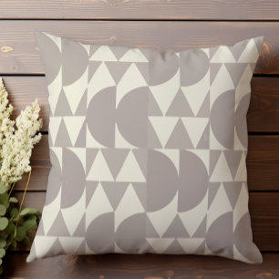 Neutral Halftone geometric pattern Cushion