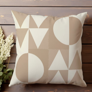 Neutral Halftone geometric pattern II Cushion