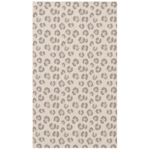 Neutral Leopard Print Pattern Tablecloth