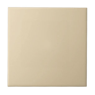 Neutral Light Yellow Cream Solid Colour SW 6393 Ceramic Tile