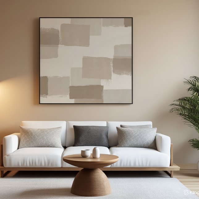 Neutral Minimalist Abstract Texture Wall Art (Creator Uploaded)