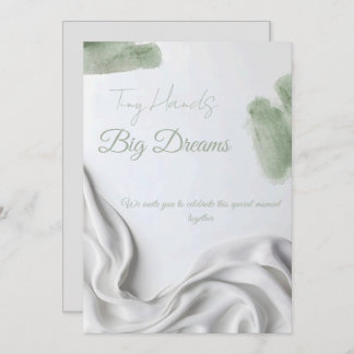 Neutral Modern Baby Shower  Invitation