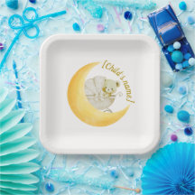 Neutral Moon Baby Shower Editable