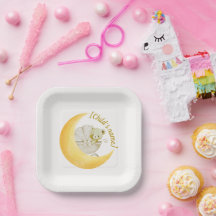 Neutral Moon Baby Shower Editable