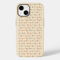 Neutral Mushrooms Pattern