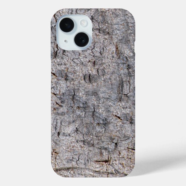 Neutral Nature Tree Bark Photo Case-Mate iPhone Case (Back)