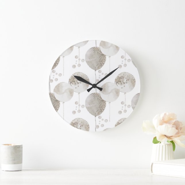 Neutral Nursery Large Clock (Home)