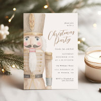 Neutral Nutcracker Elegant Christmas Party