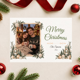 Neutral Nutcracker Holiday Card