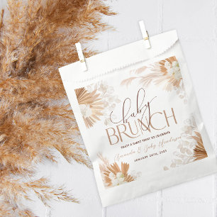 Neutral Pampas Baby Brunch Baby Shower Favour Bag