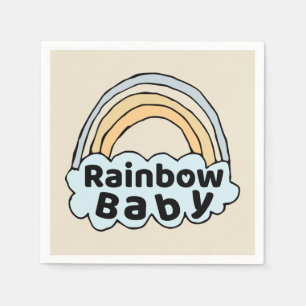 Neutral Rainbow Baby Birth Blessing Birth Miracle Napkin