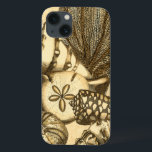 Neutral Shells and Coral Collection iPhone 13 Case<br><div class="desc">Go underwater to explore the sea with all these different sea creatures. This vintage piece of art is a perfect addition to any sea anemone lovers. Get your art print today on your product.</div>