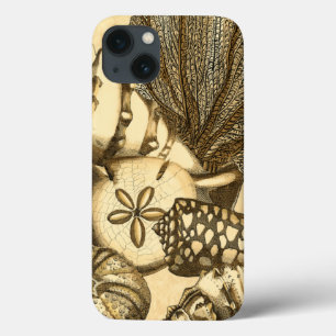 Neutral Shells and Coral Collection iPhone 13 Case