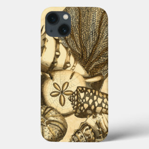Neutral Shells and Coral Collection iPhone 13 Case