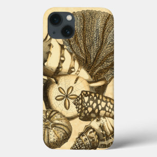 Neutral Shells and Coral Collection iPhone 13 Case