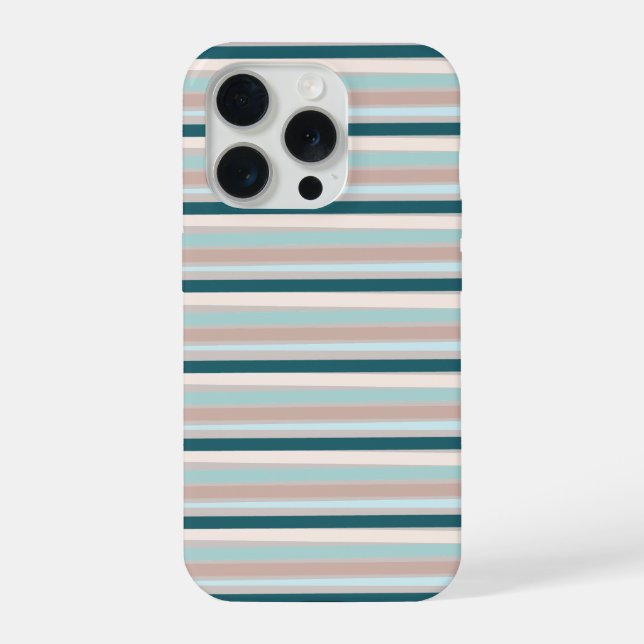 Neutral Simple Lines iPhone Case (Back)