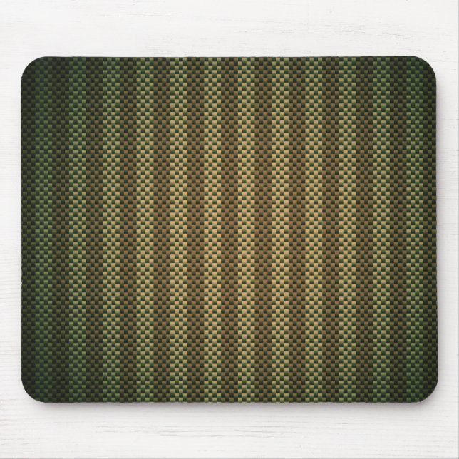 Neutral striped carbon fibre patterned mouse pad (Front)