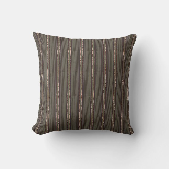 Neutral strokes minimal trendy home decor cushion (Front)