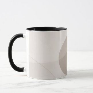 Neutral Taupe Modern Decor | Contemporary Gallery Mug