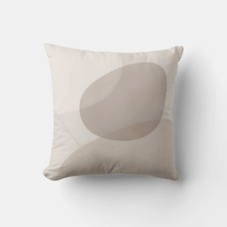 Neutral Taupe Modern Decor Cushion