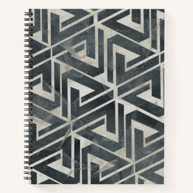 Neutral Tile Collection - Geometric Notebook (Front)