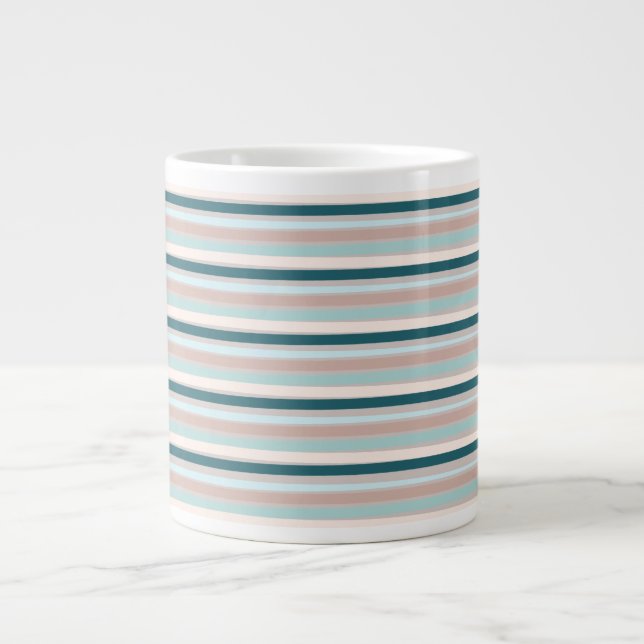 Neutral Tones Striped Mug (Front)