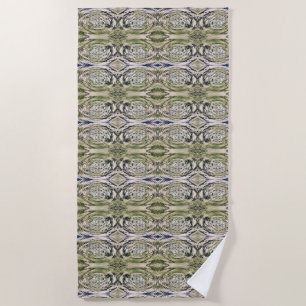 Neutral Wave Beach Towel