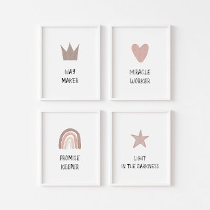Neutral Way maker poster set of 4
