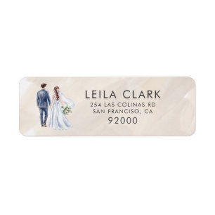 Neutral Wedding Vendor (Generic) Return Address  Label