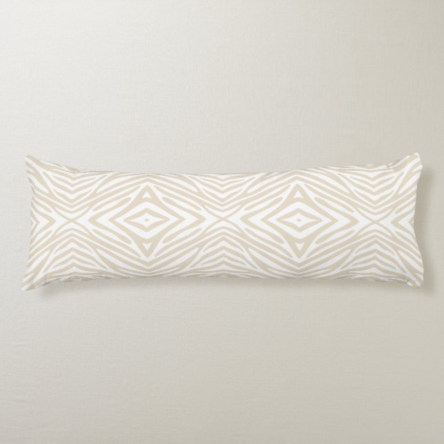 Neutral Zebra Body Cushion (Front)
