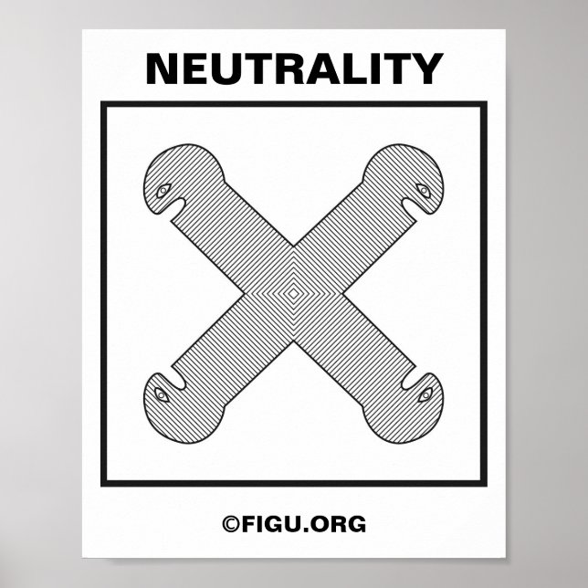 Neutrality Symbol  Poster (Front)