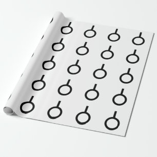 Neutrois Gender Symbol Wrapping Paper