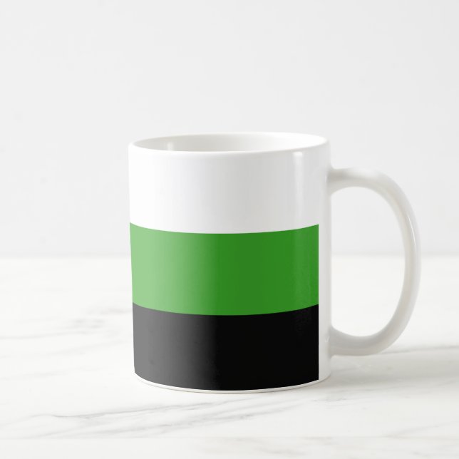 Neutrois Pride Flag Coffee Mug (Right)