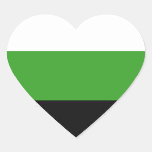 Neutrois Pride Heart Sticker