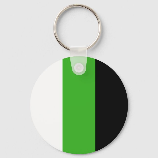 Neutrois pride keychain (Front)