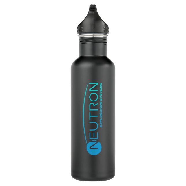 Neutron Exploration Systems Black Water Bottle (Right)