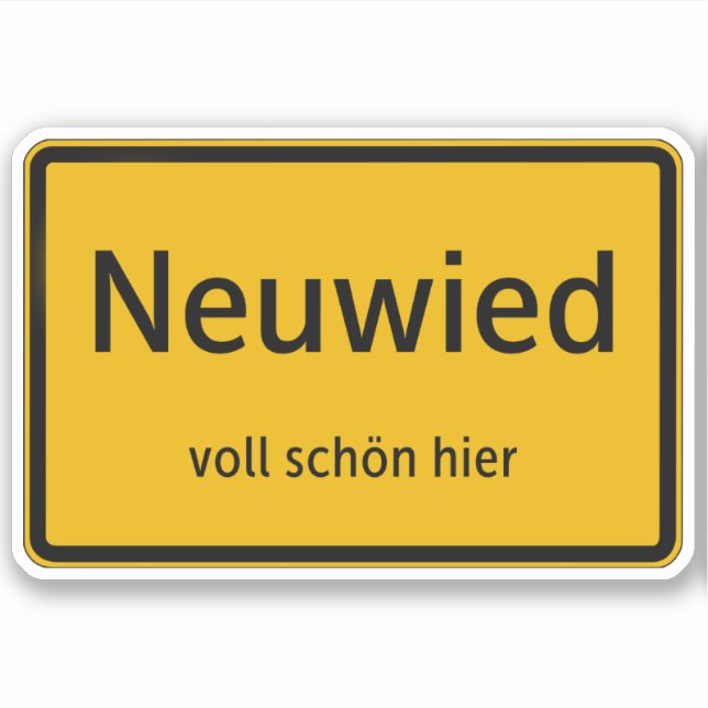 Neuwied Sticker Autosticker (Front)