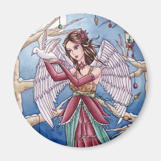 Neva - Christmas Angel Magnet (Front)