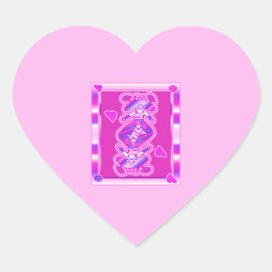neva playa queen heart sticker