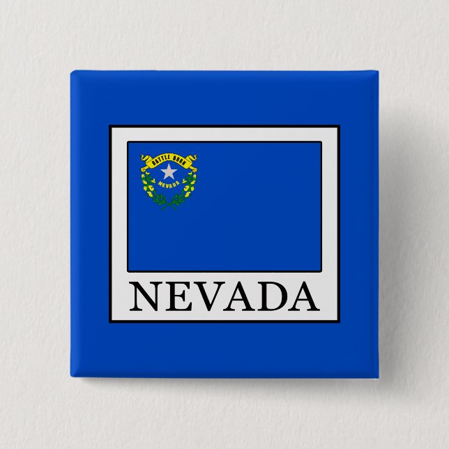Nevada 15 Cm Square Badge (Front)