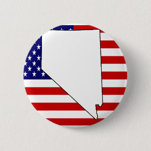 Nevada 6 Cm Round Badge