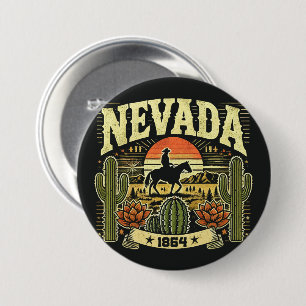 Nevada 7.5 Cm Round Badge
