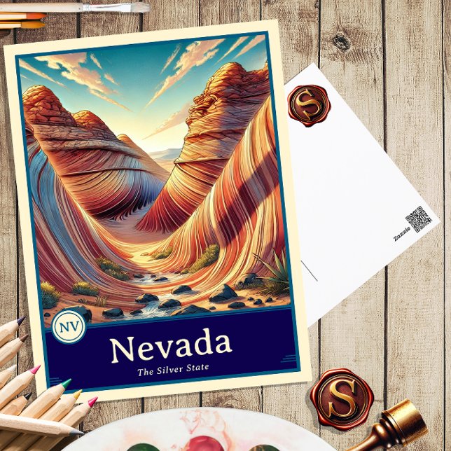  Nevada | Anime Style Cel Shaded Postcard (Creator Uploaded)