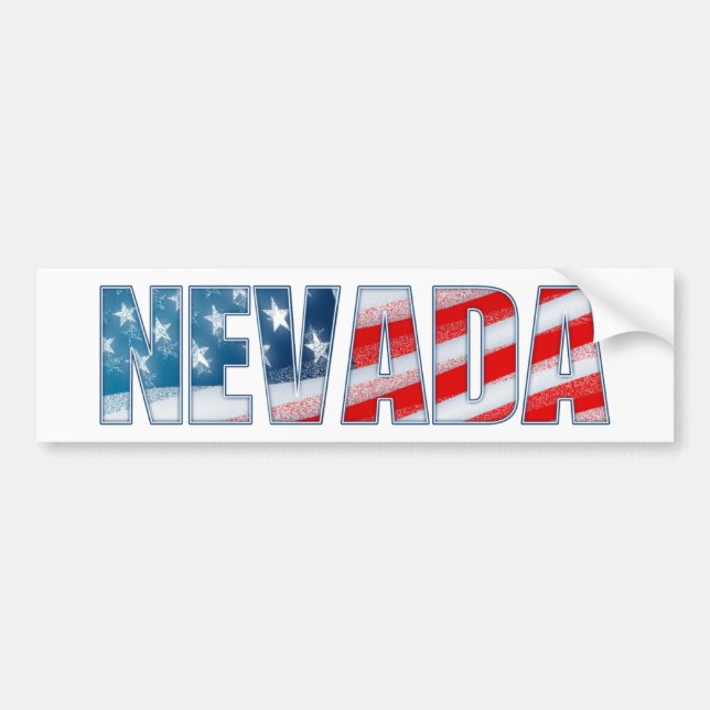 Nevada Bumper Sticker (Front)