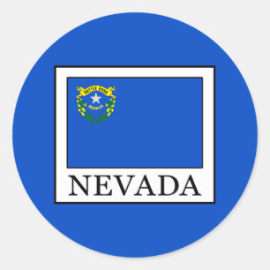 Nevada Classic Round Sticker