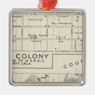 Nevada Colony Metal Ornament